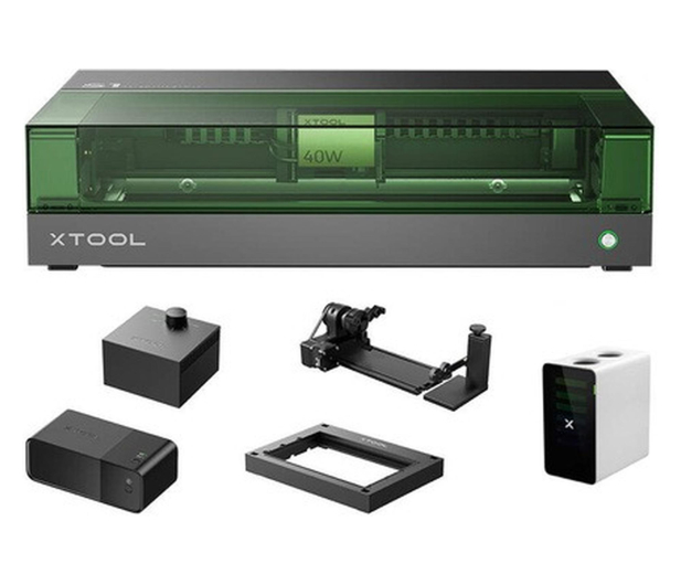 xTool Grawerka laserowa 2w1 S1 40W - zestaw All-in-One (Czarny) - 1570548 - zdjęcie 2